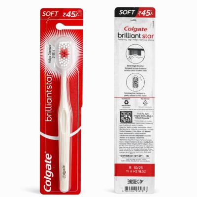 COLGATE BRILLIAN STAR SOFT HELPS REMOVE STAINS